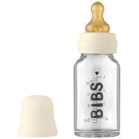 BIBS Baby Glass Bottle 110 ml пляшечка для годування Ivory 110 мл