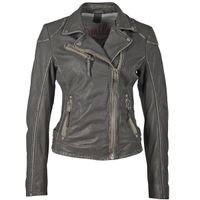 Damen Lederjacke (Biker) PGG W20 LABAGV - DARK GREY XXL