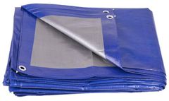 Plachta Tarpaulin Profi 08x12 m, 140 g/m, zakrývacia, modrá