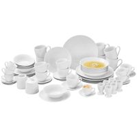 Novel KOMBINOVANÝ SERVIS 62-dielne, porcelán keramika