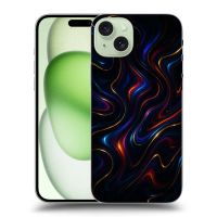 Silikónový prehľadný obal pre Apple iPhone 15 Plus - Noir
