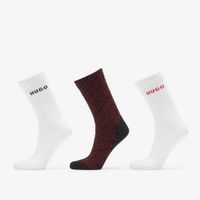 Κάλτσες Hugo Boss 3-Pack Qs Logo Aop Cc Multicolor 43-46