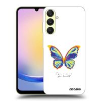 Silikónový prehľadný obal pre Samsung Galaxy A26 5G A266B - Diamanty White