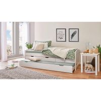 MID.YOU VÝSUVNÁ POSTEĽ, 90/190 cm biela