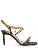 85mm Zenith Leather & Chain Sandals