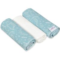 Babymatex Muslin Design plienka Animals 3 ks