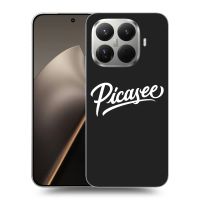 Silikónový čierny obal pre Xiaomi 15T Pro - Picasee - old logo - white