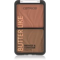 Catrice Butter Like Bronze & Contour kontúrovacia paletka na tvár s bronzerom odtieň 020 Shape It My Way 9 g