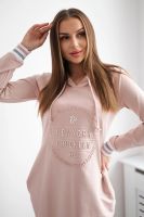 Šaty Brooklyn tmavě pudrově růžové