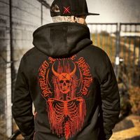 Hoodie Männer - HORNED - HYRAW - 261SWE06 L