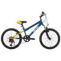 Odlehčené dětské kolo Olpran Agilis 20" - model 2026 • 125-145 cm • 12,4 kg 13" (125-145 cm) tmavě zelená/oranžová