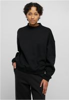 Women's Oversized Organic Crewneck Black