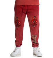 Herren Jogginghose AFFLICTION - TOXIC TAVERN - VTG.RED POTASSIUM SPRAY M