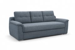 Trojmiestna rozkladacia pohovka s úložným priestorom dugi lux - sivá -