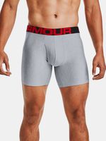 Under Armour UA Tech 6in Boxershorts 2 Stück Grau