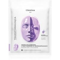 L’biotica Transforming Collagen Mask with Niacinamide in Microcapsules kolagenska maska za sjaj lica 1 kom