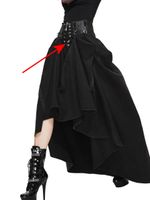 Damenrock DEVIL FASHION - BESCHÄDIGT M