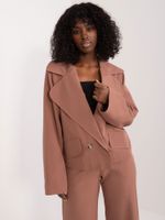 Brown elegant blazer