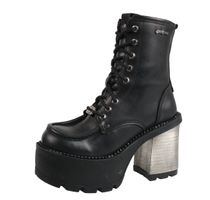 Damenschuhe NEW ROCK - ITALI BLACK, ITALIAN BLACK, RIBETE BLACK 41