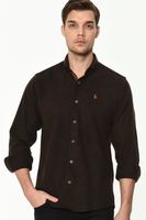 G715 DEWBERRY MEN'S SHIRT-BROWN