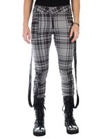 Damen Hose KILLSTAR - Office Riot - Grey Tartan XS