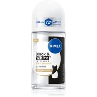 Nivea Invisible Black & White Silky Smooth Antitranspirant Deoroller für Damen 50 ml