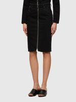 Diesel Skirt - DE-PENCIL-ZIP SKIRT black