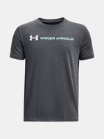 Under Armour UA B Logo Wordmark SS Gyerek Póló Szürke