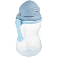 Canpol babies Sport Cup sporta pudele ar salmiņu Blue 12m+ 1 gab.