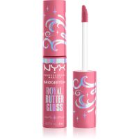 NYX Professional Makeup Bridgerton Royal Butter Gloss Lipgloss Farbton 01 Angel Food Cake 8 ml