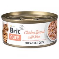 Konzerva Brit Care Cat Chicken Breast with Rice 70g