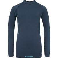 Klimatex CHIKO SEAMLES Детска безшевна термо тениска, тъмносин, размер 128-134