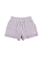 Cotton Blend Logo Sweat Shorts
