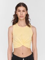 Yellow crop top Noisy May Twiggi - Women