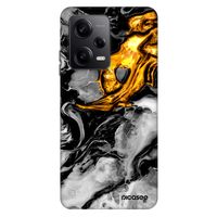 Fashion Case pre Xiaomi Redmi Note 12 Pro+ 5G - Black Gold 2