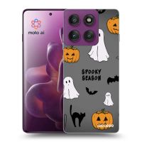 Silikónový čierny obal pre Motorola Edge 60 Pro - Spooky season 2