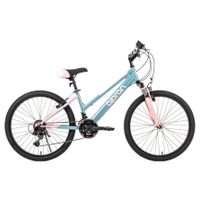 Odlehčené juniorské kolo Olpran Formica 24" - model 2026 • 135-155 cm • 13,9 kg 15" (135-155 cm) šedozelená/růžová