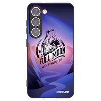 Silikónový čierny obal pre Samsung Galaxy S23 5G - Vlk