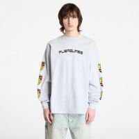 T-shirt PLEASURES Fast Life Long Sleeve Ash Grey XXL