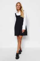 Trendyol Black Gilet korcsolyázó/derék nyitott kötött ruha