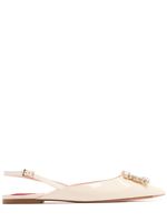 5mm Virgule Patent Leather Slingbacks