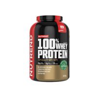 NUTREND 100% Whey Protein - 2250g - Strawberry - Odżywki białkowe