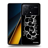 Silikónový čierny obal pre Xiaomi Poco X6 Pro - Throw UP