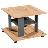 Boxxx KONFERENČNÝ STOLÍK, antracitová, dub artisan, kompozitné drevo, 60/60/45 cm