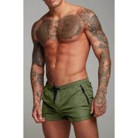 Herren Bademode, Oliv