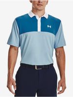 Under Armour UA Performance 3.0 Colorblock Polo T-Shirt Blau