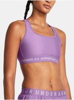 Světle fialová sportovní podprsenka Under Armour Crossback Mid Bra