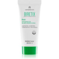 Biretix Treat Duo Anti-Blemish Gel коректуючий відновлюючий догляд проти недолків шкіри та ознак акне 30 мл