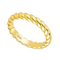 Olivie Strieborný prsteň CROISSANT GOLD 3,1mm 8798 Velikost prstenů: 6 (EÚ: 51 – 53)