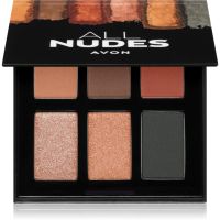 Avon 6 In 1 All Nudes paletka očných tieňov 7,2 g